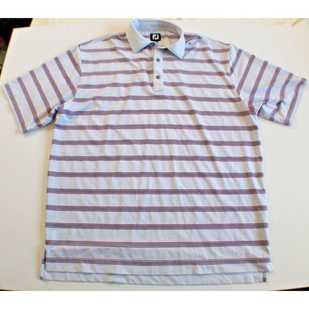 Footjoy Men's Pinstripe Polo Size XL‎